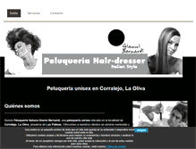 Tablet Screenshot of peluqueriagiannibernardi.com